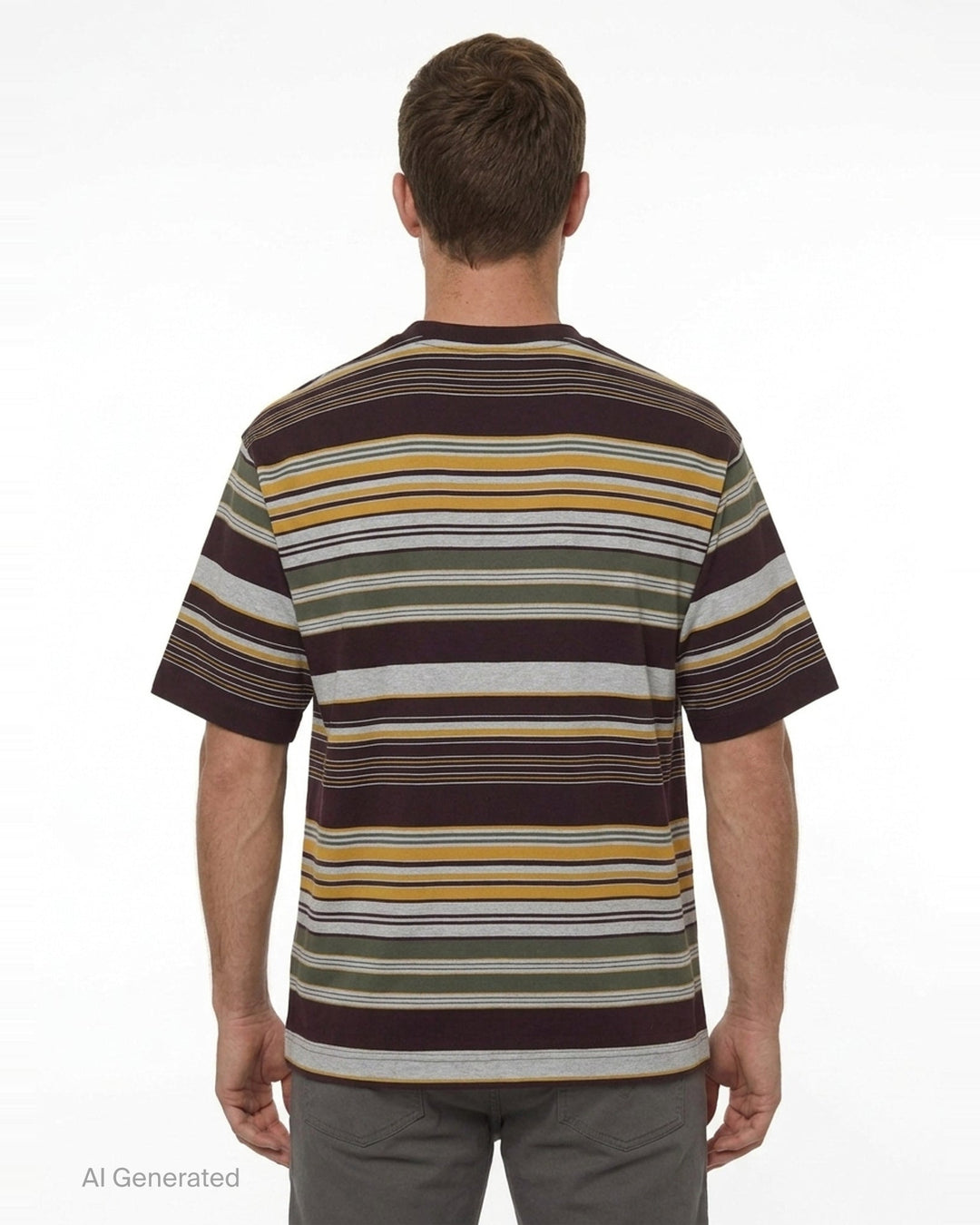 Striped Pocket T-Shirt | Dries Van Noten | Club21 - back
