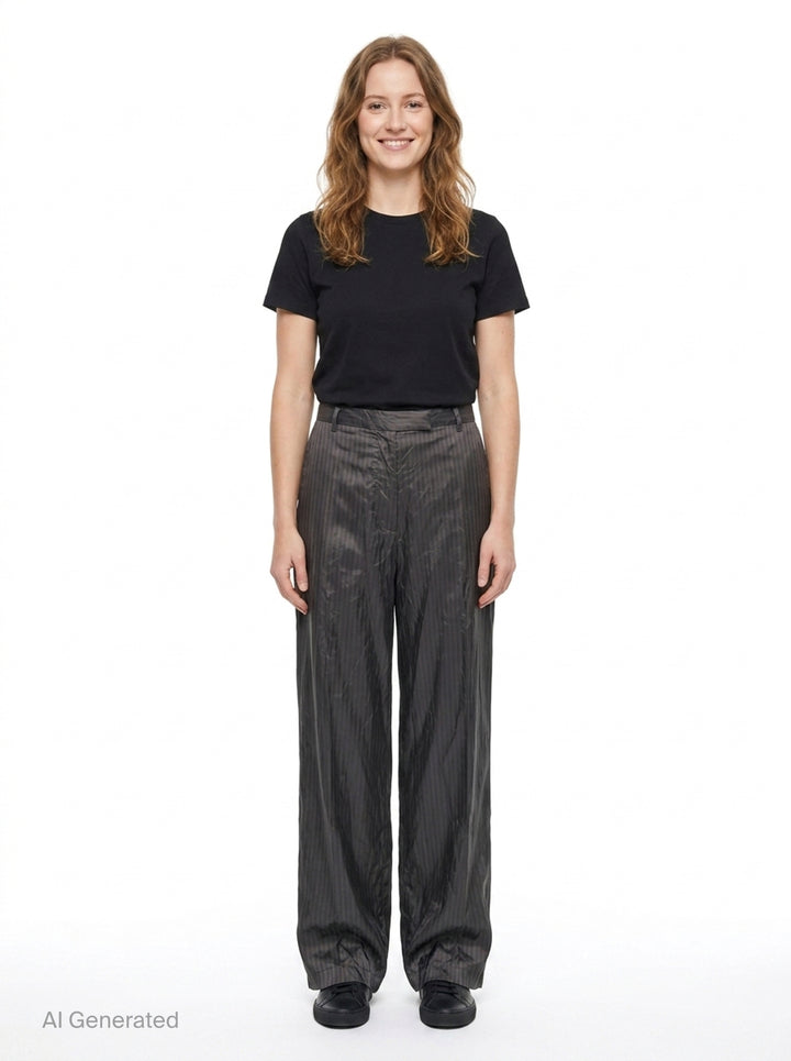 Wide Leg Casual Pants | Dries Van Noten | Club21 - front