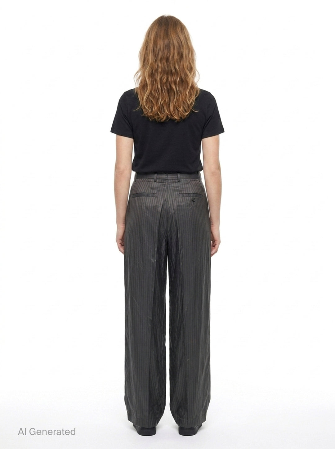 Wide Leg Casual Pants | Dries Van Noten | Club21 - back