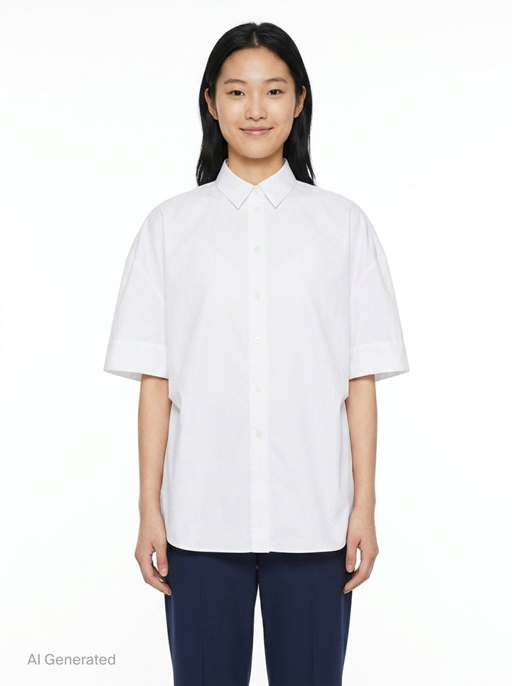 3D Short Sleeve Shirt | Enfold | Club21 - front