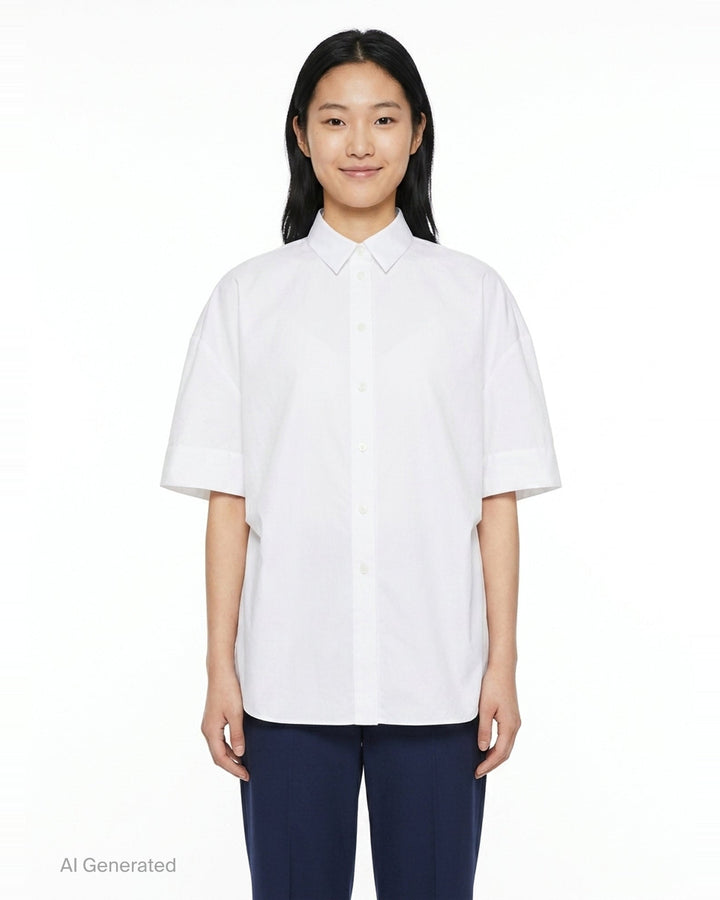 3D Short Sleeve Shirt | Enfold | Club21 - front
