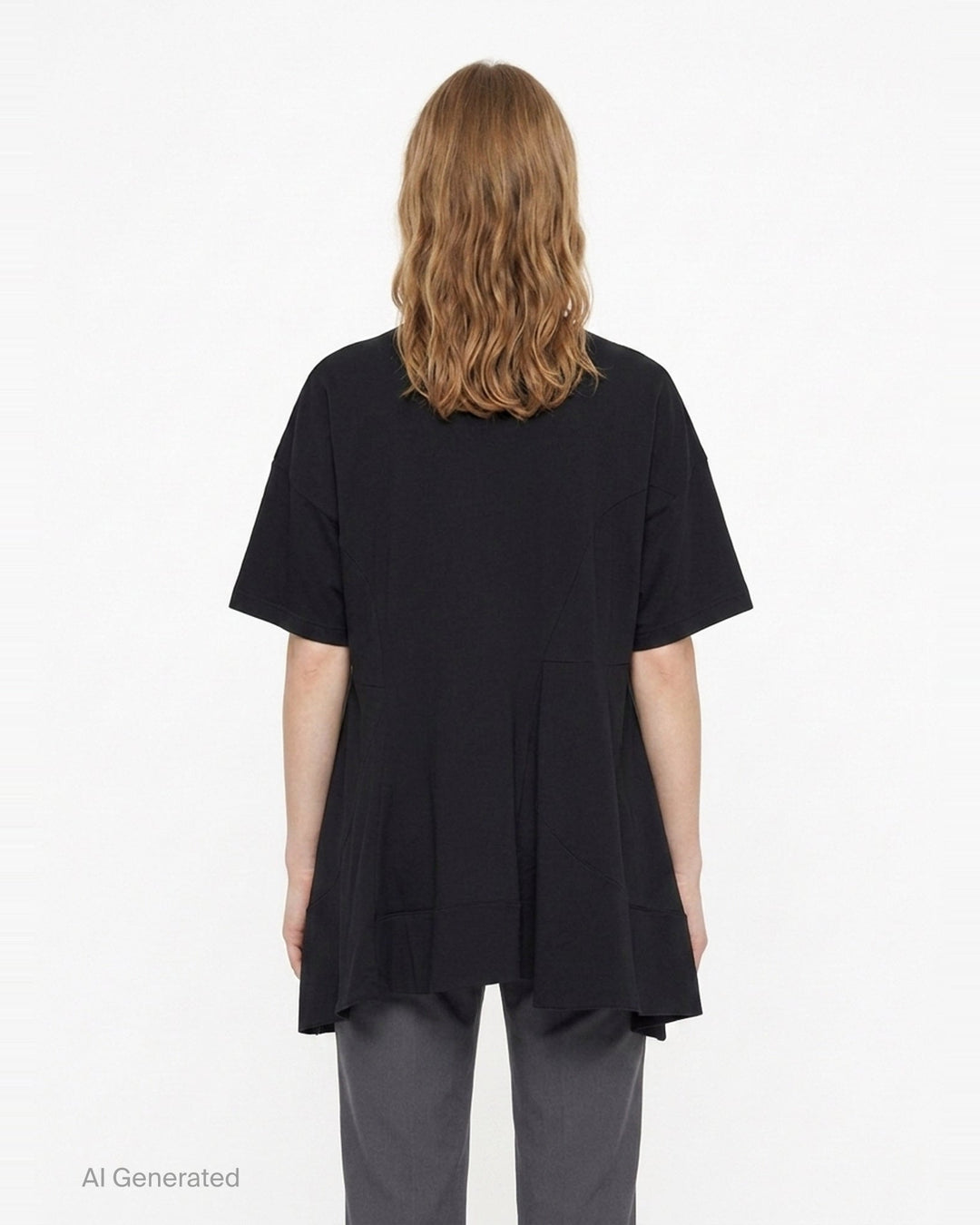 Asymmetric 3D T-Shirt | Enfold | Club21 - back