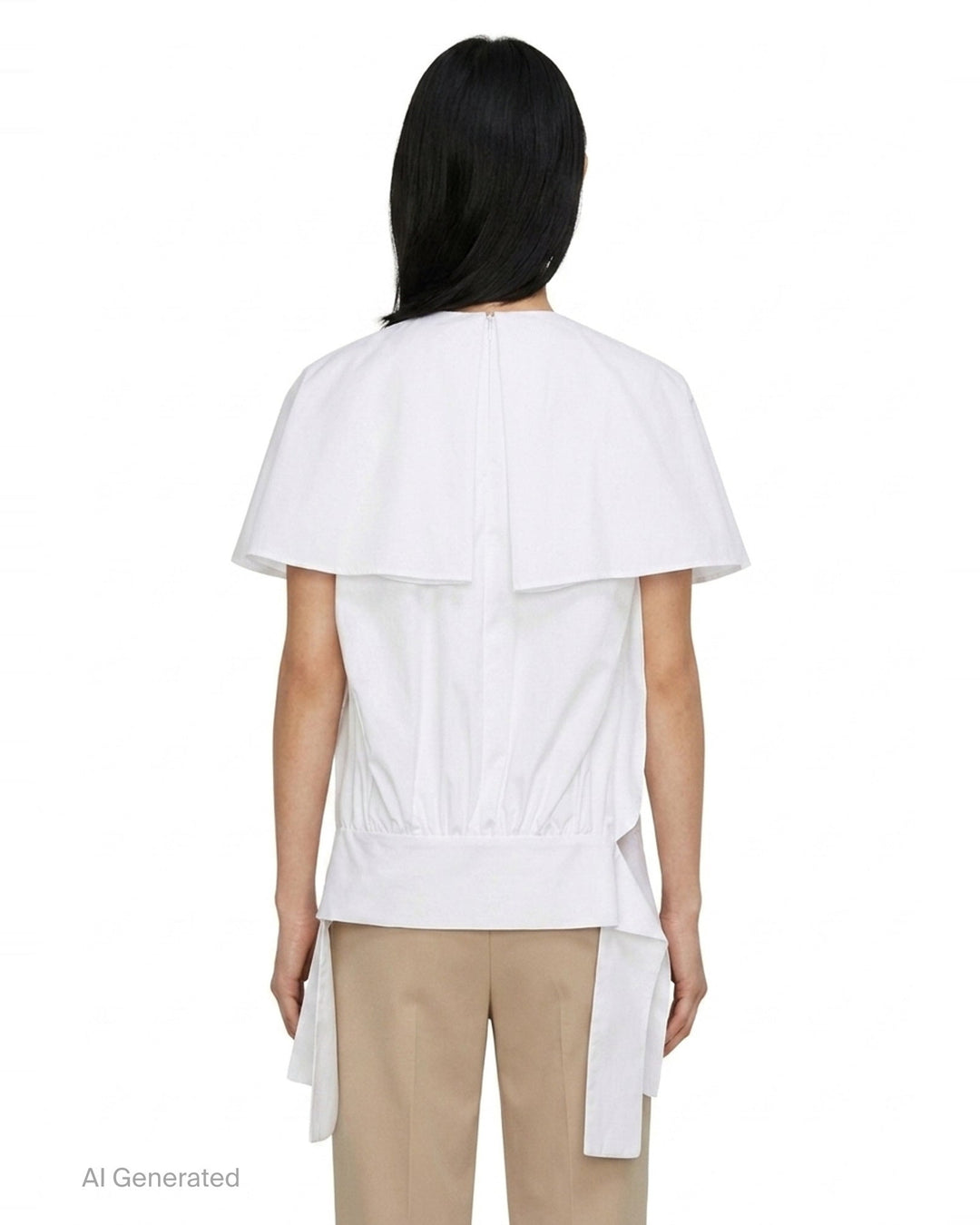 Big Collar Pullover Blouse | Enfold | Club21 - back