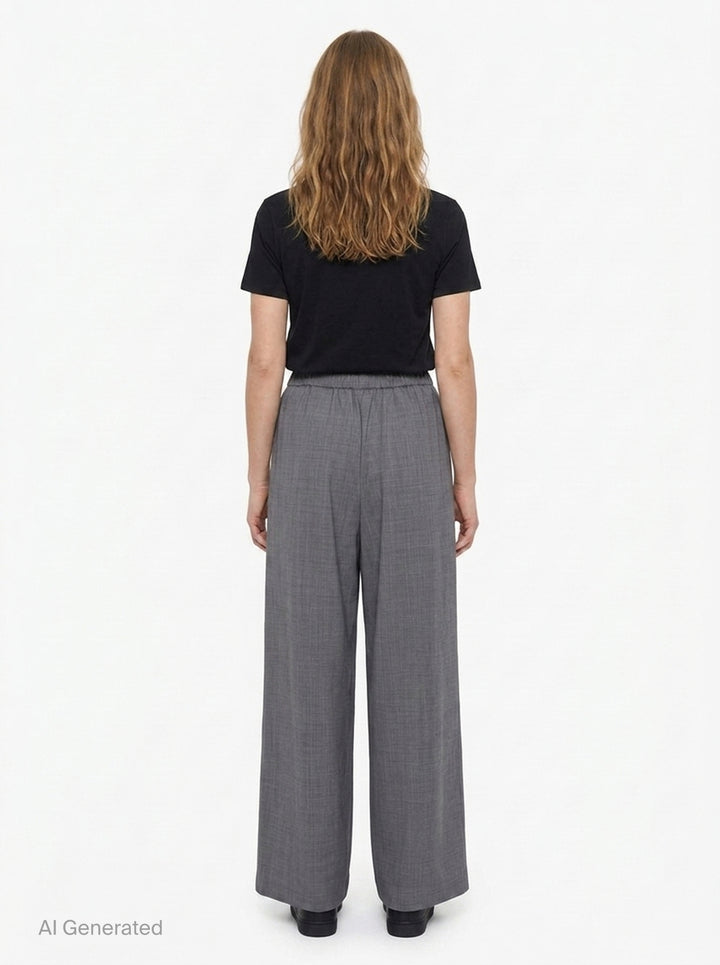 Box Pleated Wide-Leg Pants | Enfold | Club21 - back