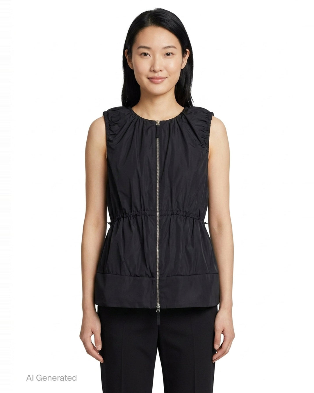 Gathered Sleeveless Vest | Enfold | Club21 - front