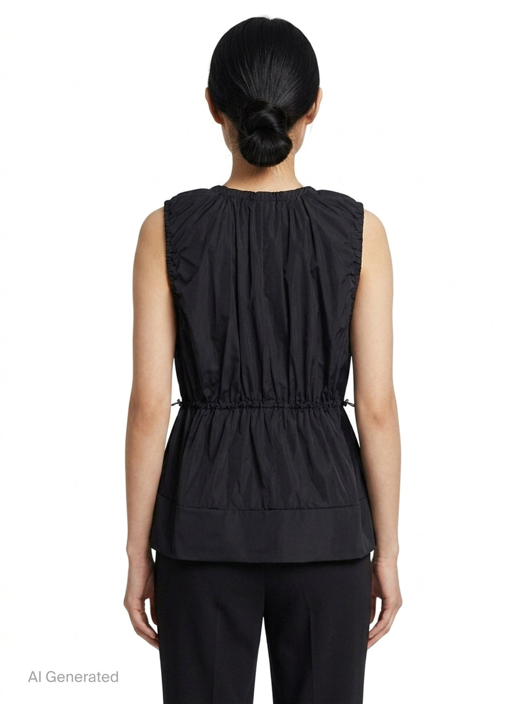 Gathered Sleeveless Vest | Enfold | Club21 - back
