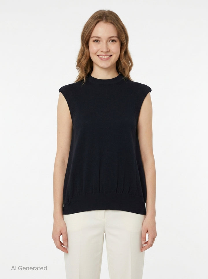 Knit Curve Vest | Enfold | Club21 - front