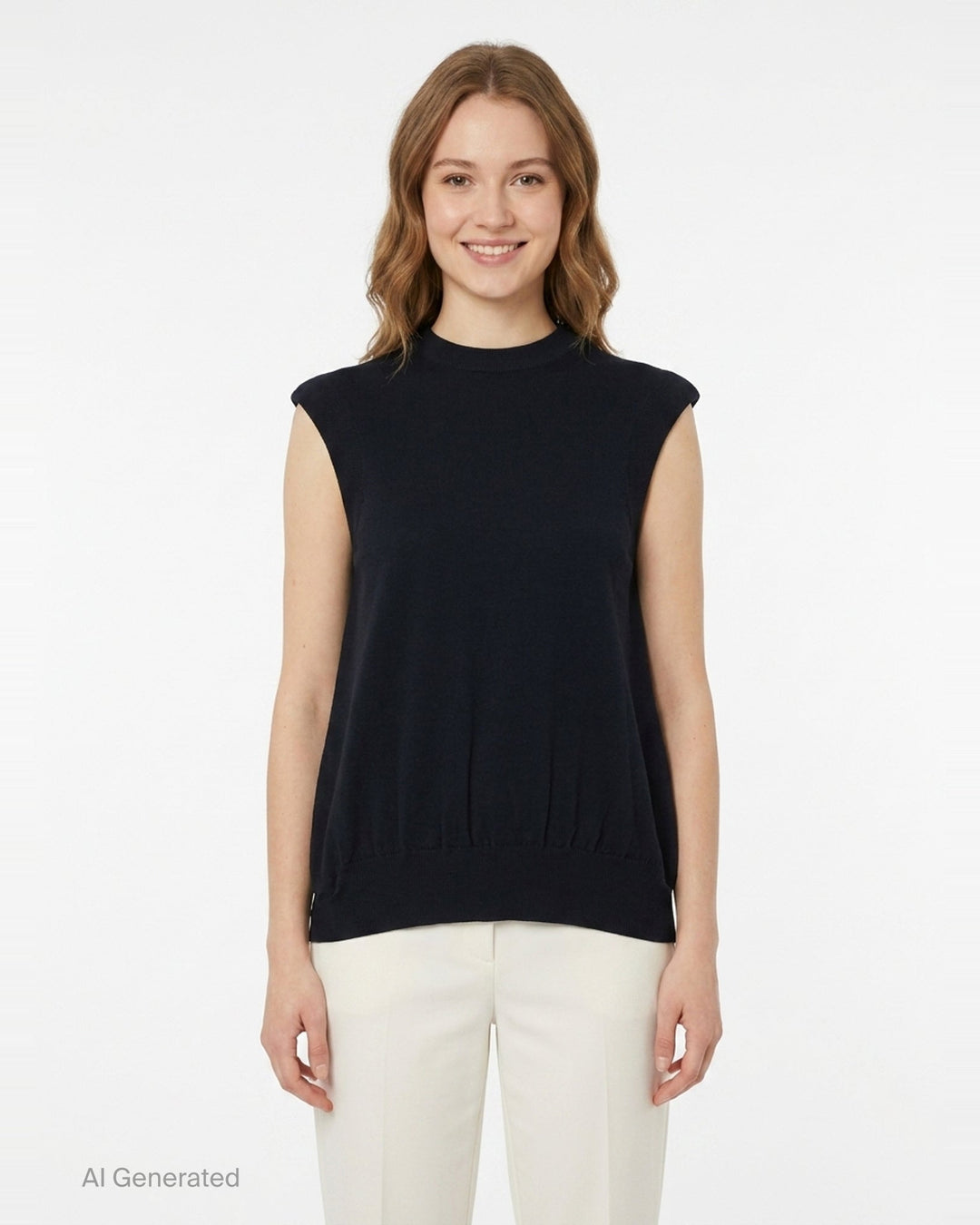 Knit Curve Vest | Enfold | Club21 - front