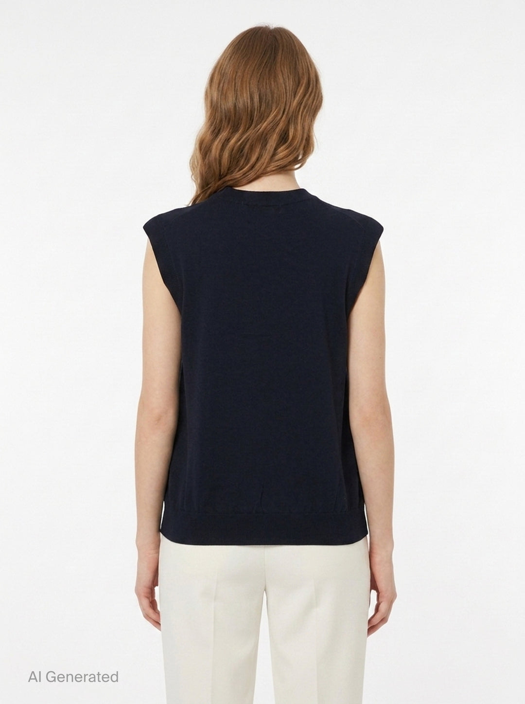 Knit Curve Vest | Enfold | Club21 - back
