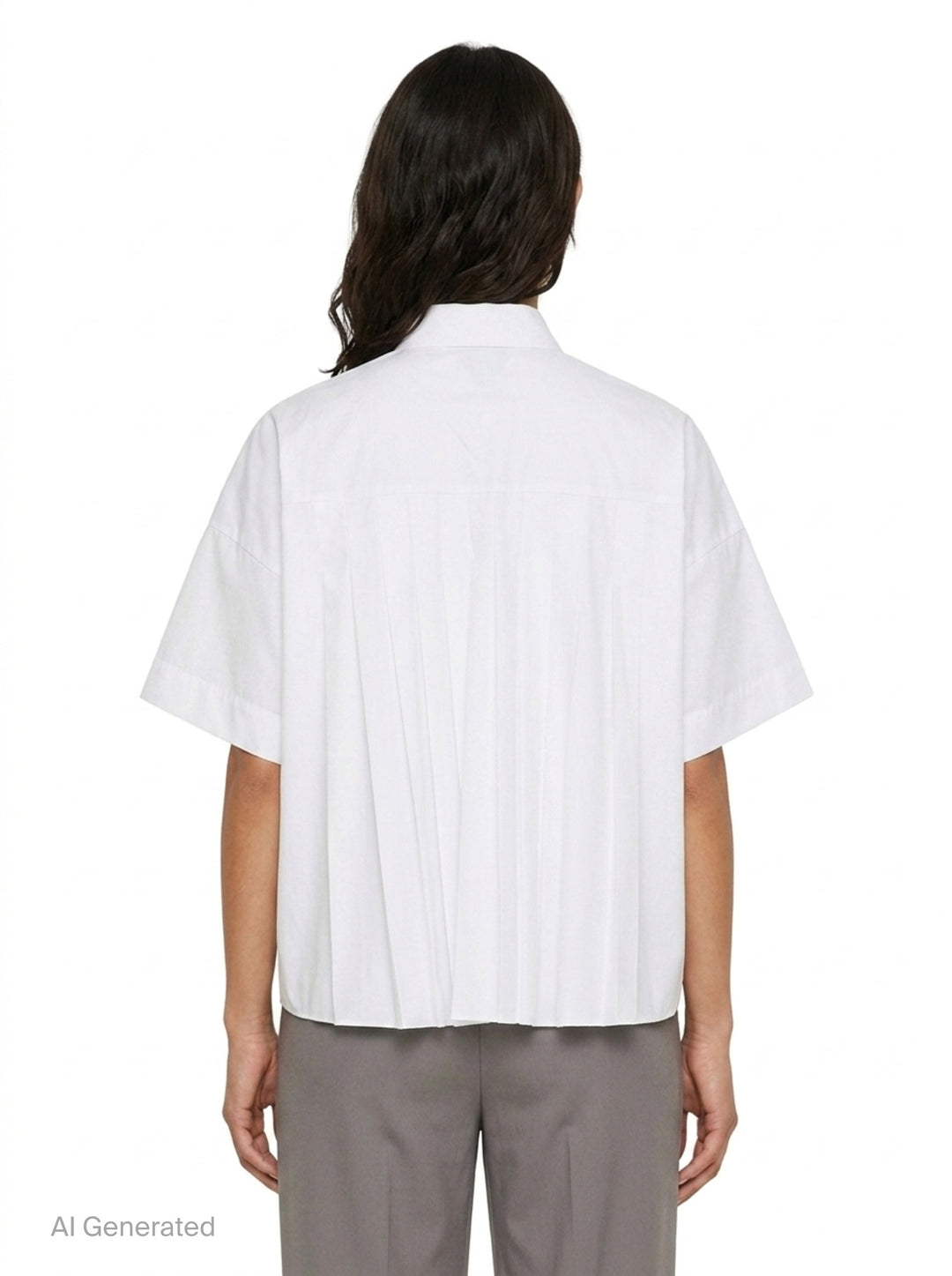 Pleated Wide Box Shirt | Enfold | Club21 - back