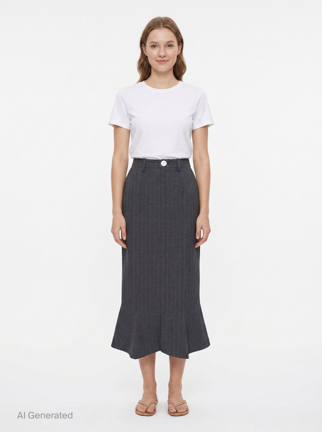 Striped Umbrella Hem Skirt | Enfold | Club21 - front