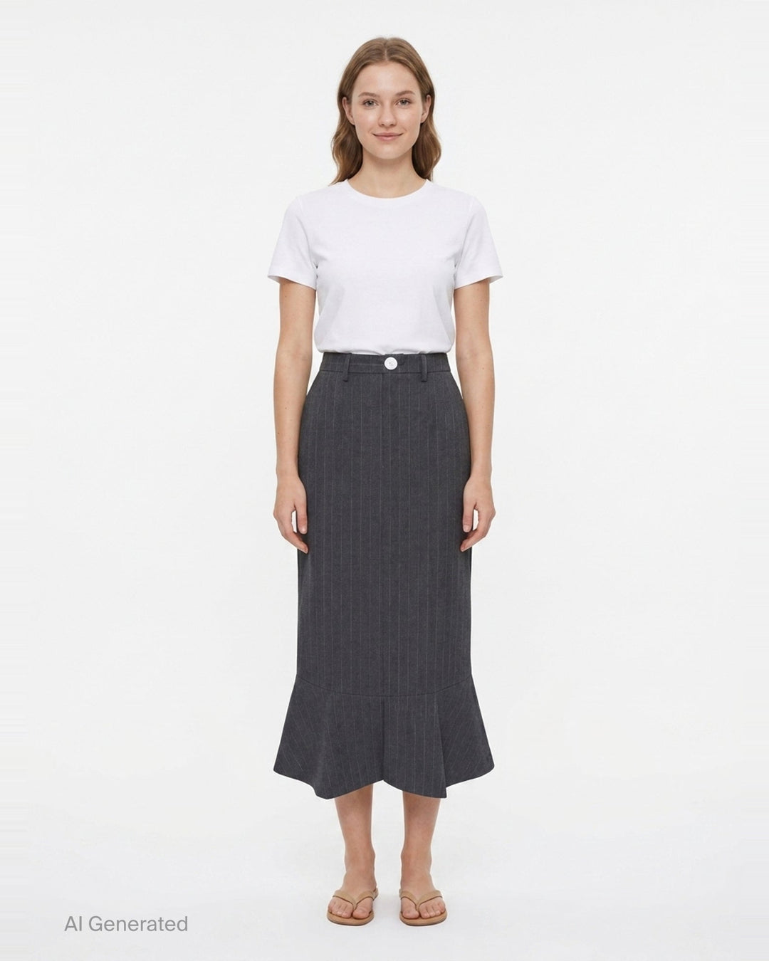 Striped Umbrella Hem Skirt | Enfold | Club21 - front