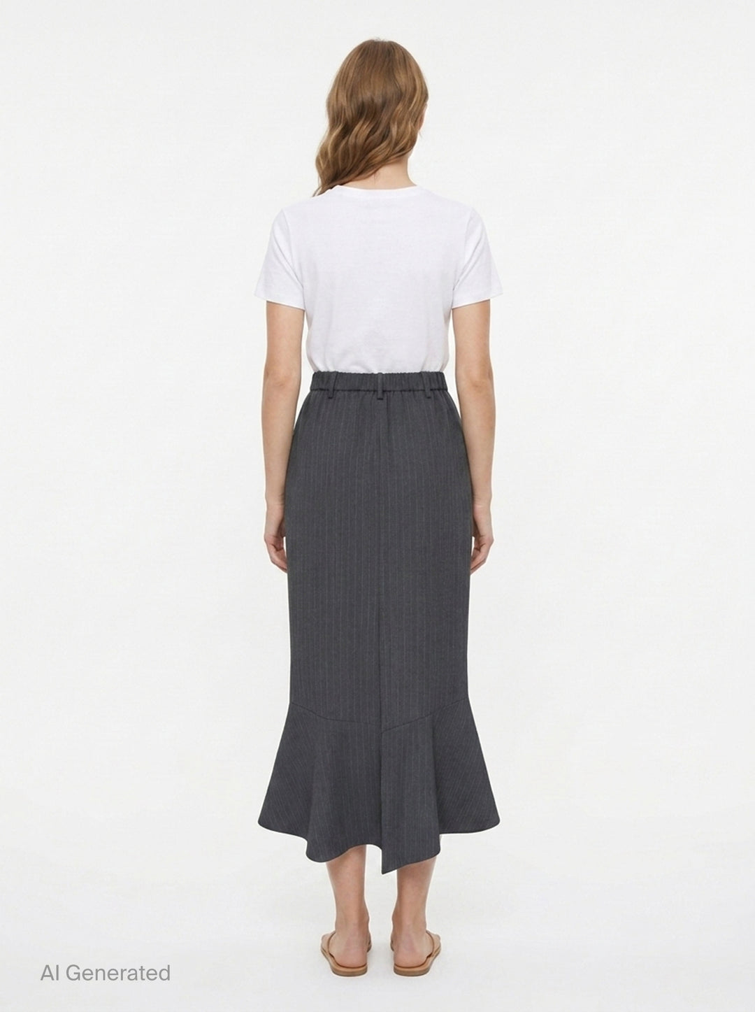 Striped Umbrella Hem Skirt | Enfold | Club21 - back