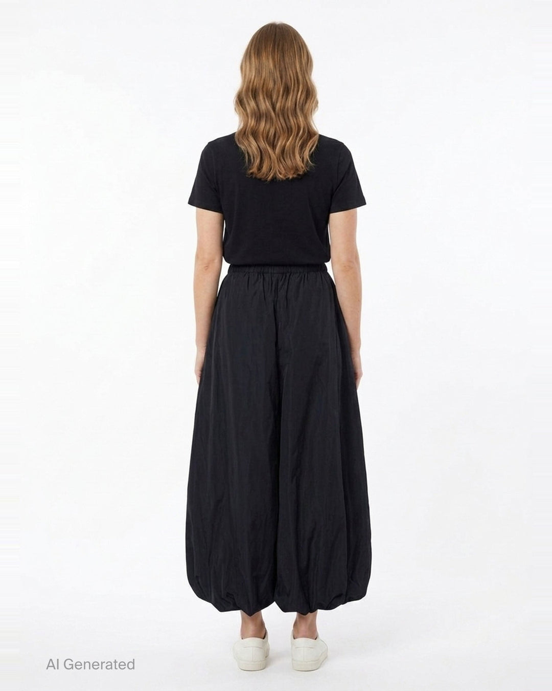 Tucked Balloon Cropped Pants | Enfold | Club21 - back