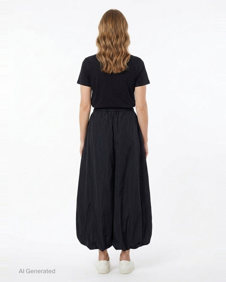 Tucked Balloon Cropped Pants | Enfold | Club21 - back