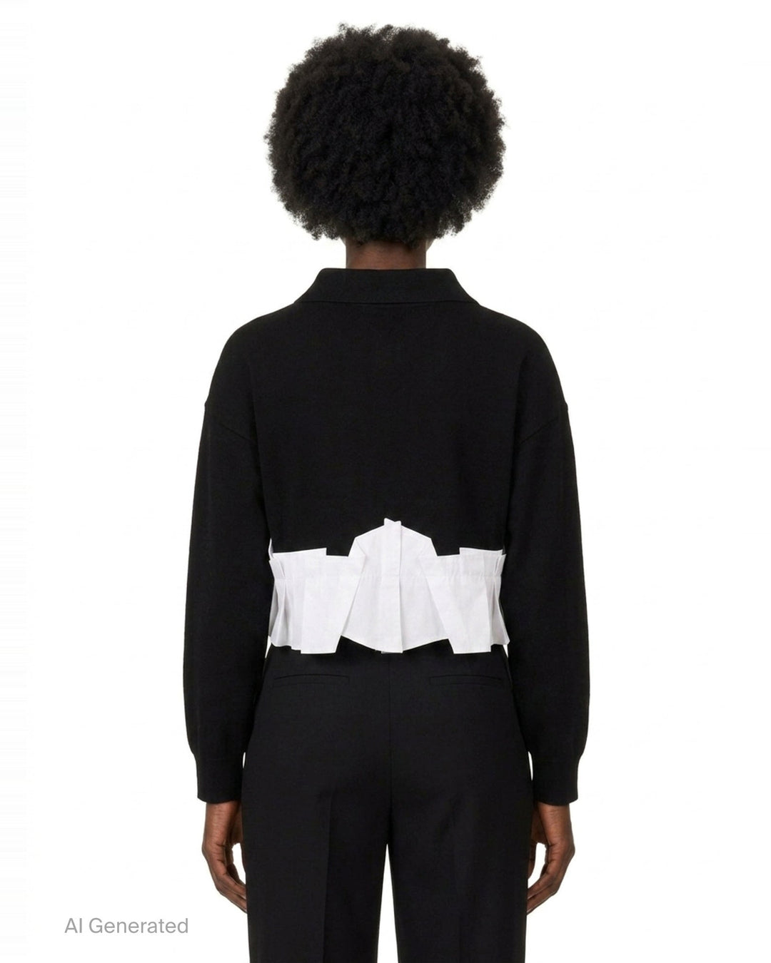Tucked Docked Hem Cardigan | Enfold | Club21 - back