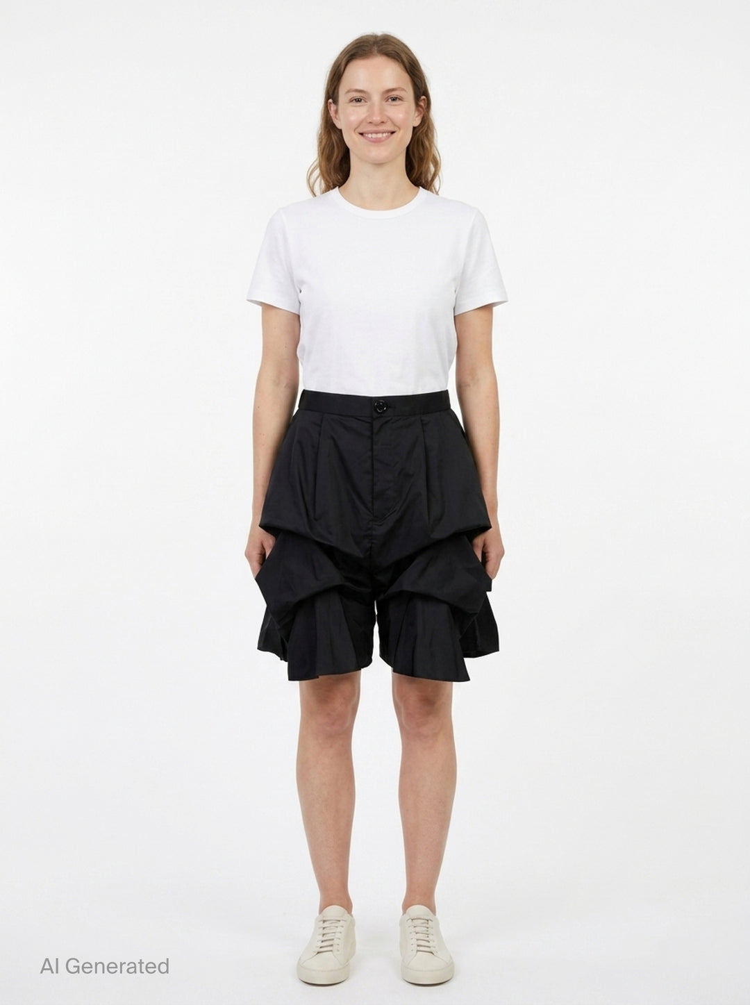 Twisted Ruffle Shorts | Enfold | Club21 - front