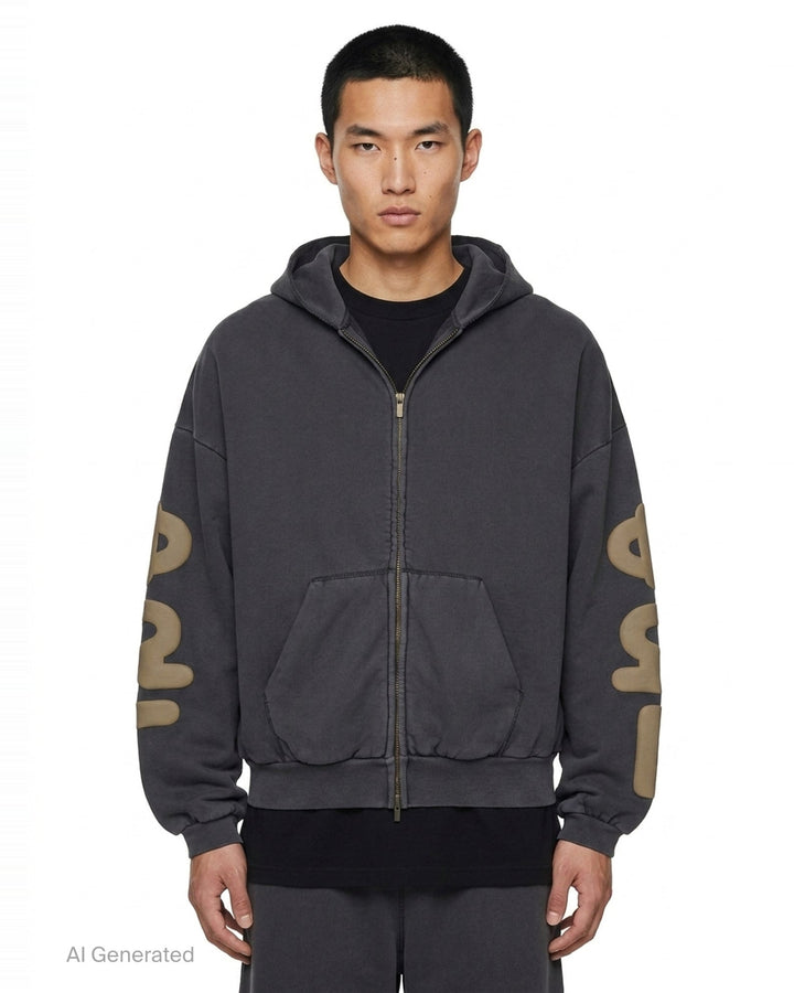 90s Zip-Up Hoodie | Fear of God Essentials | Club21 - front