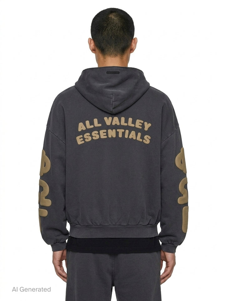 90s Zip-Up Hoodie | Fear of God Essentials | Club21 - back