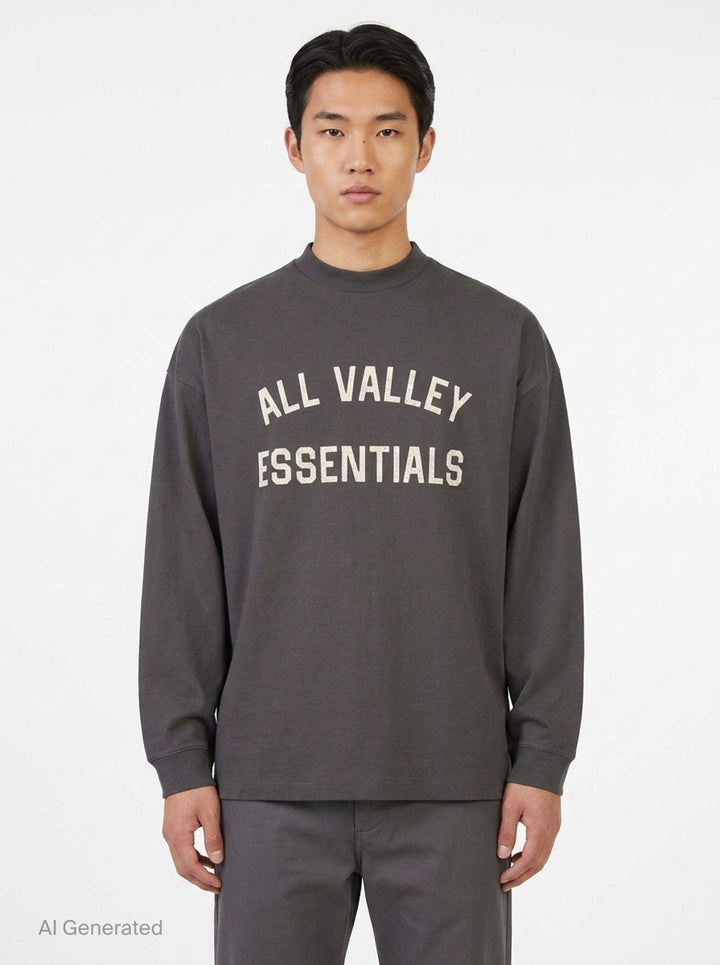 All Valley Long Sleeve Tee | Fear of God Essentials | Club21 - front