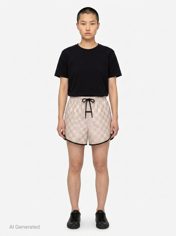 Checkered Gym Shorts | Fear of God Essentials | Club21 - front