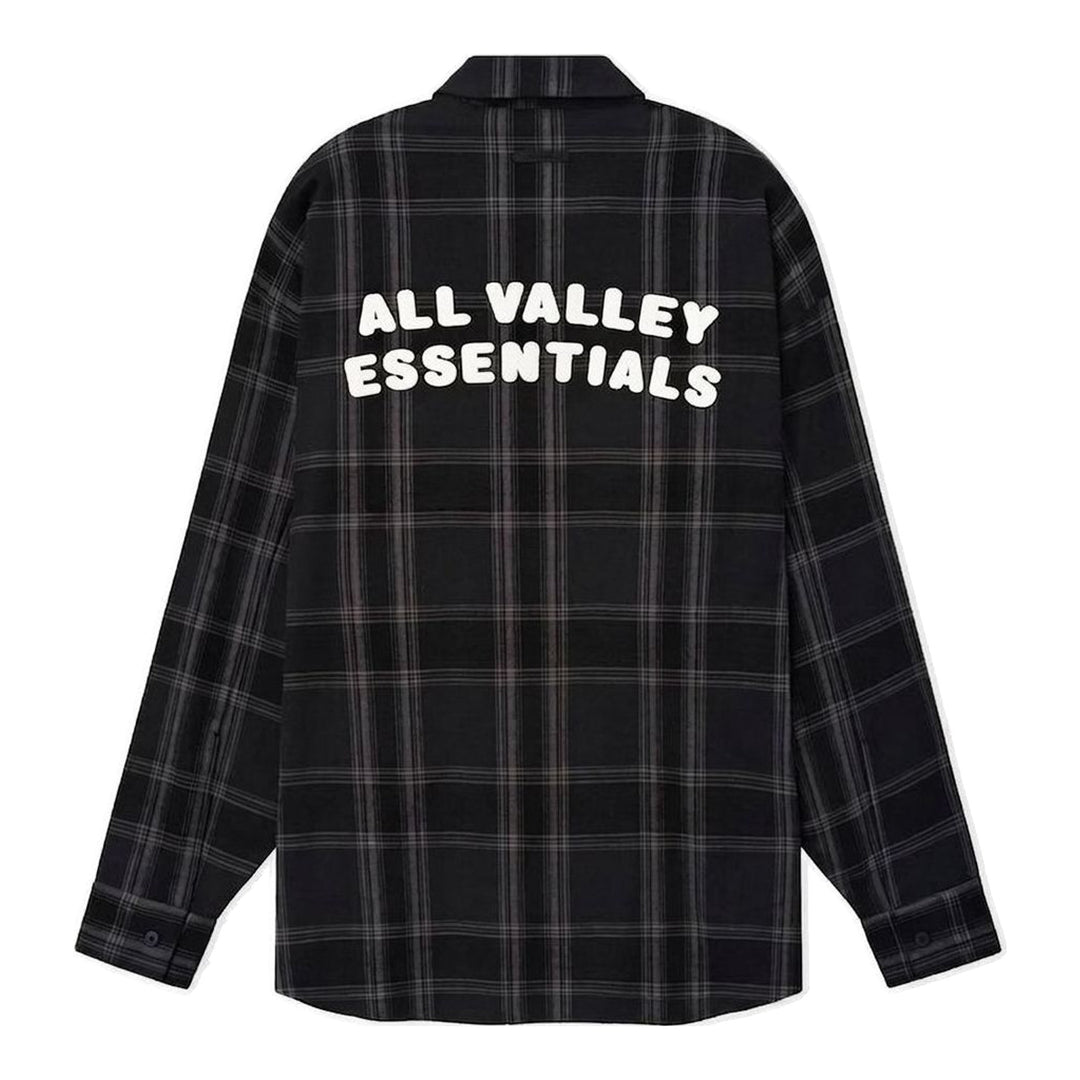 Long Sleeve Plaid Button Up Shirt | Fear of God Essentials | Club21 - packshot