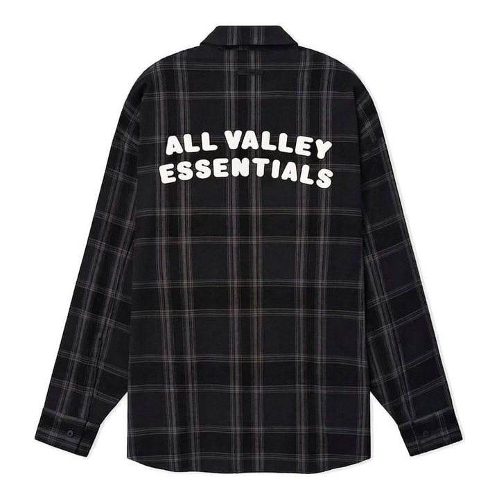 Long Sleeve Plaid Button Up Shirt | Fear of God Essentials | Club21 - packshot