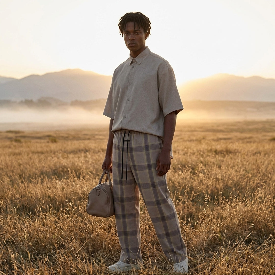 Plaid Lounge Pants | Fear of God Essentials | Club21 - lifestyle