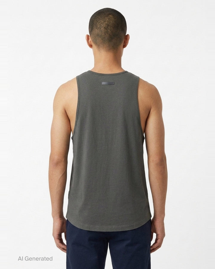 Ribbed Essential Tank | Fear of God Essentials | Club21 - back