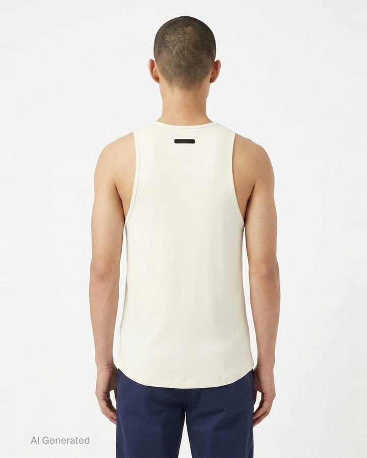 Ribbed Essential Tank | Fear of God Essentials | Club21 - back