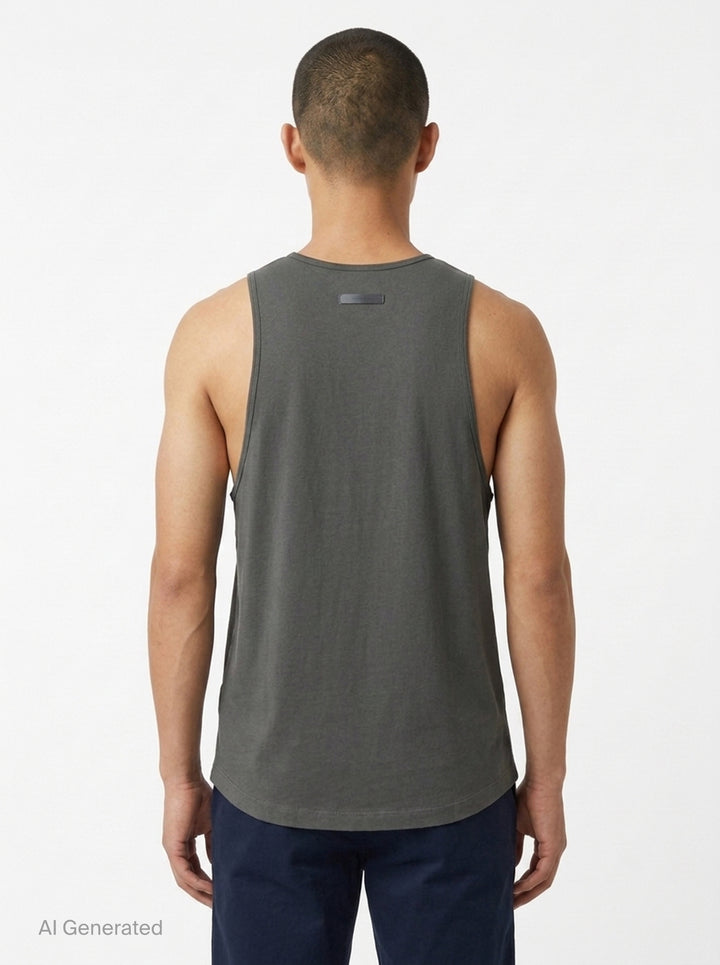 Ribbed Essential Tank | Fear of God Essentials | Club21 - back