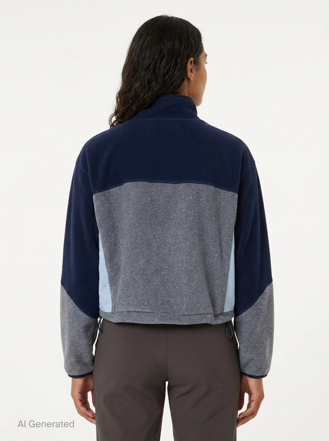 Color Block Fleece Jacket | Fritur | Club21 - back
