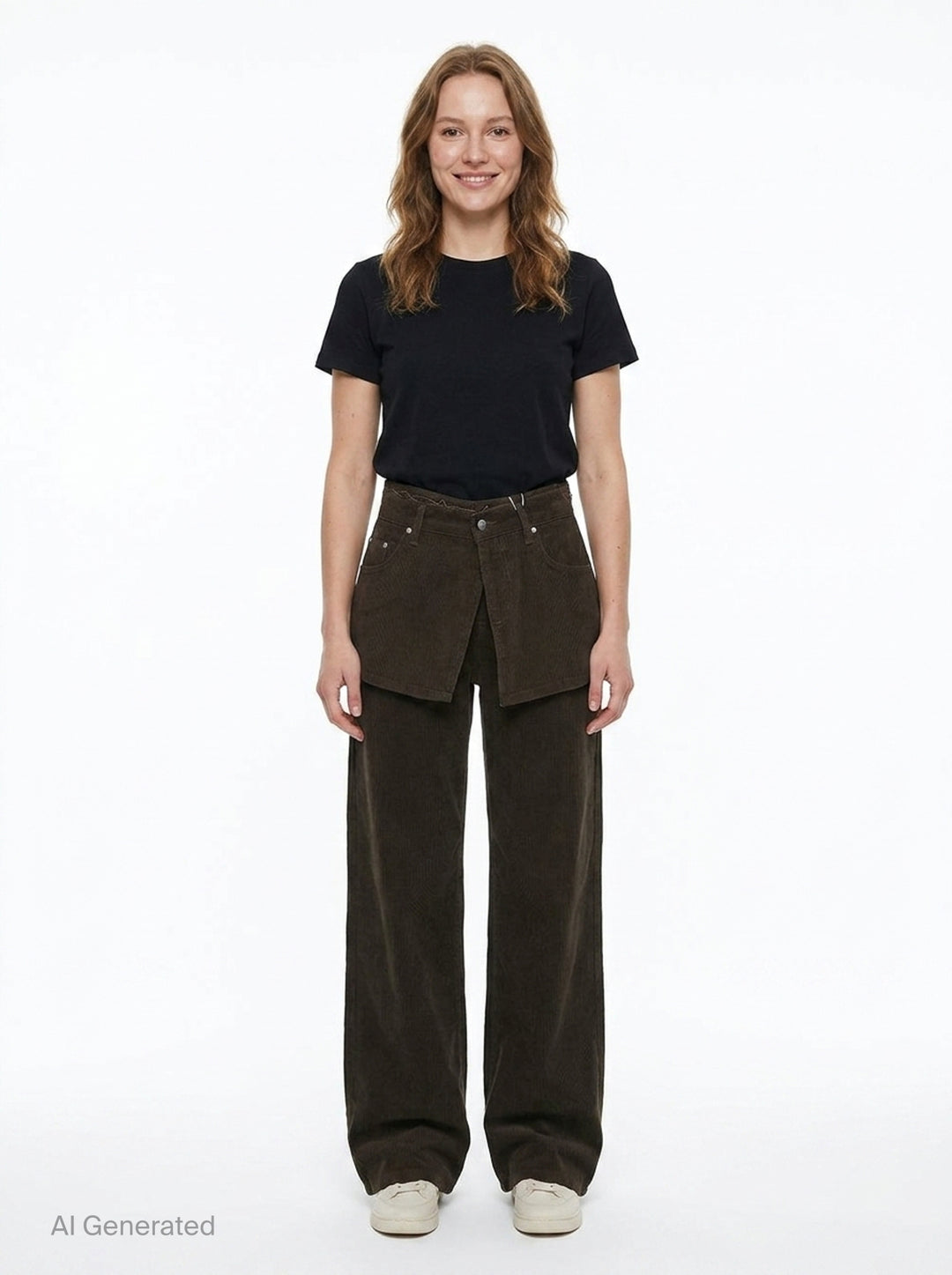 Layered Corduroy Pants | Fritur | Club21 - front