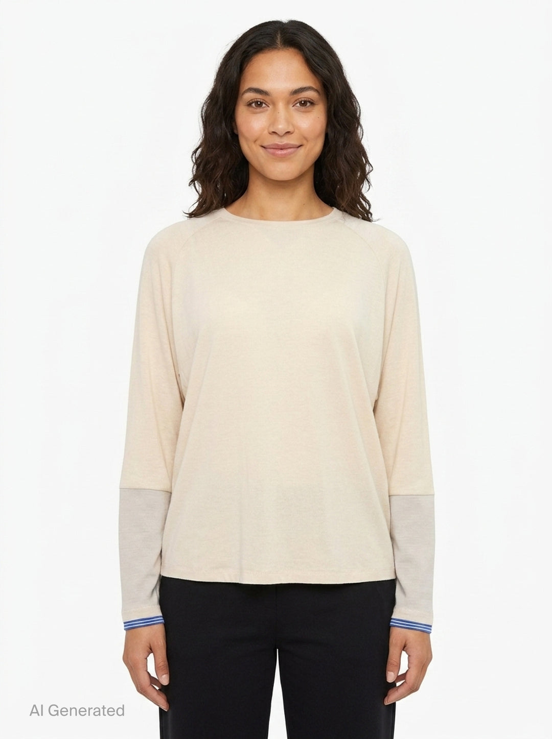 Layered Long Sleeve Tee | Fritur | Club21 - front
