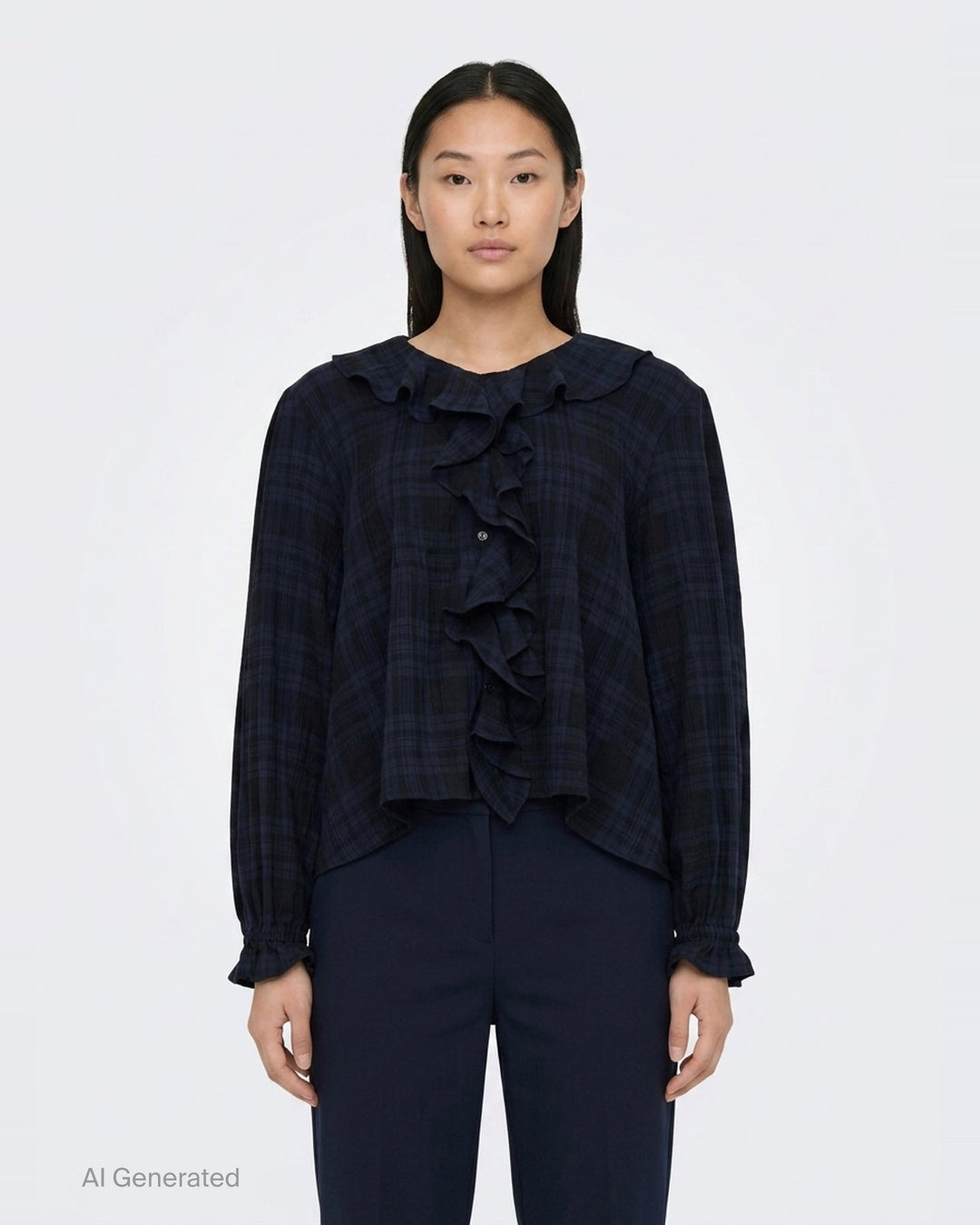 Vivi Frill Blouse | Fritur | Club21 - front