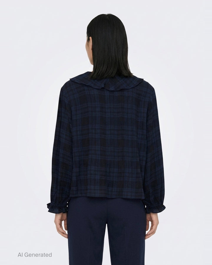 Vivi Frill Blouse | Fritur | Club21 - back