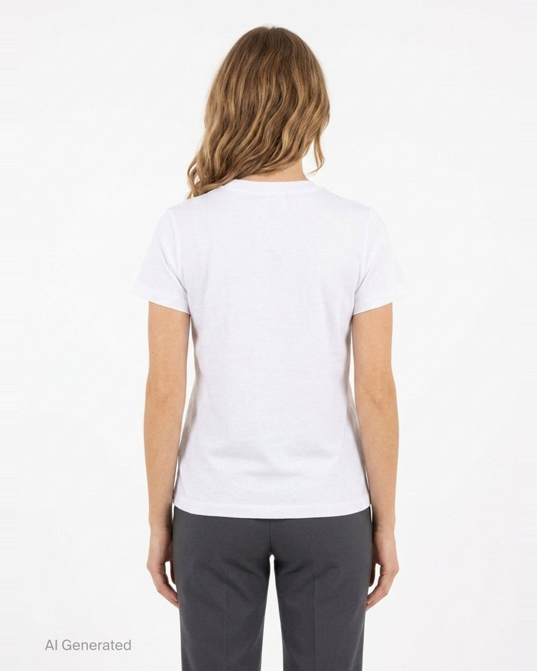Basic Cotton Jersey Baby Fit Tee | Ganni | Club21 - back