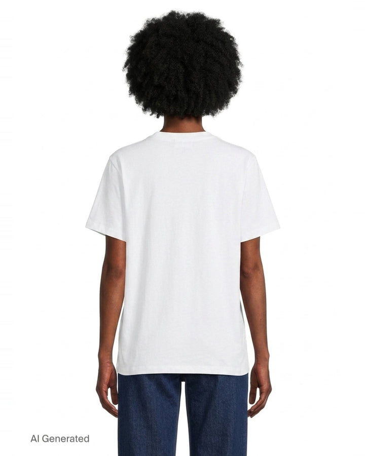 Cherry Graphic Cotton Tee | Ganni | Club21 - back