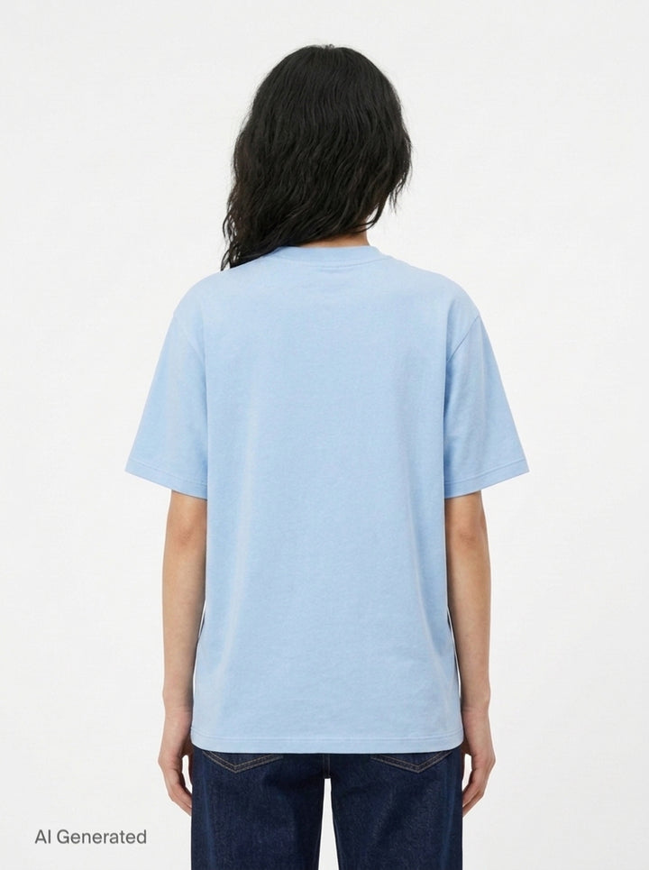 Future Jersey Washed Tee | Ganni | Club21 - back