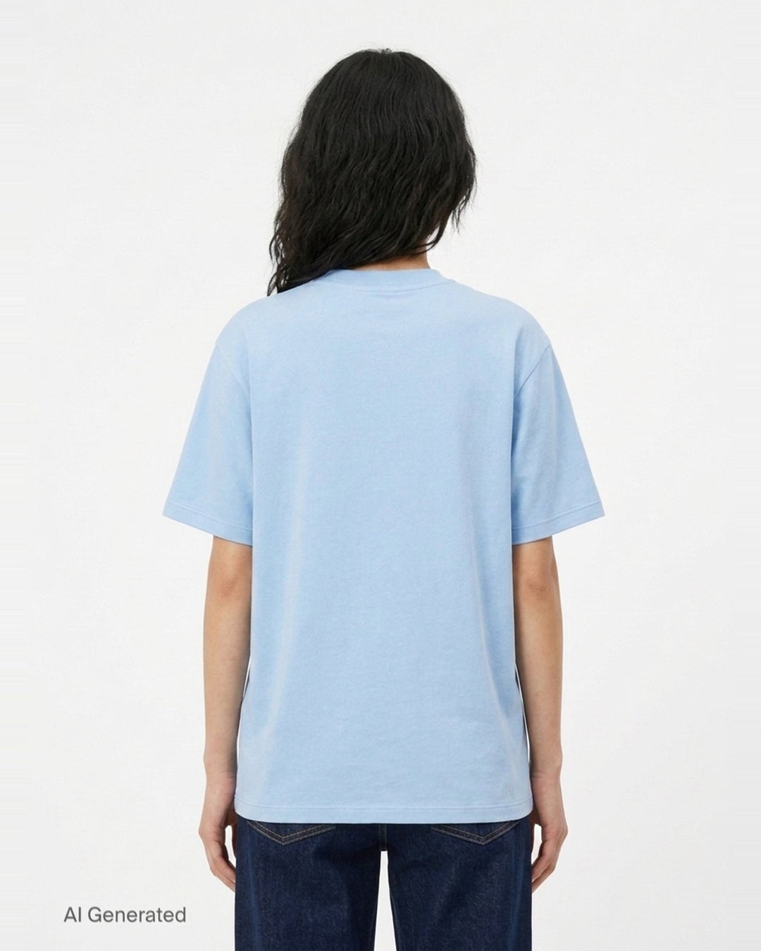 Future Jersey Washed Tee | Ganni | Club21 - back