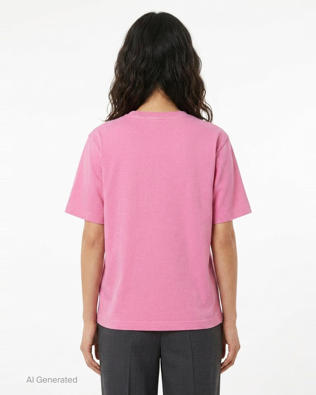 Heavy Cotton Embroidery Tee | Ganni | Club21 - back
