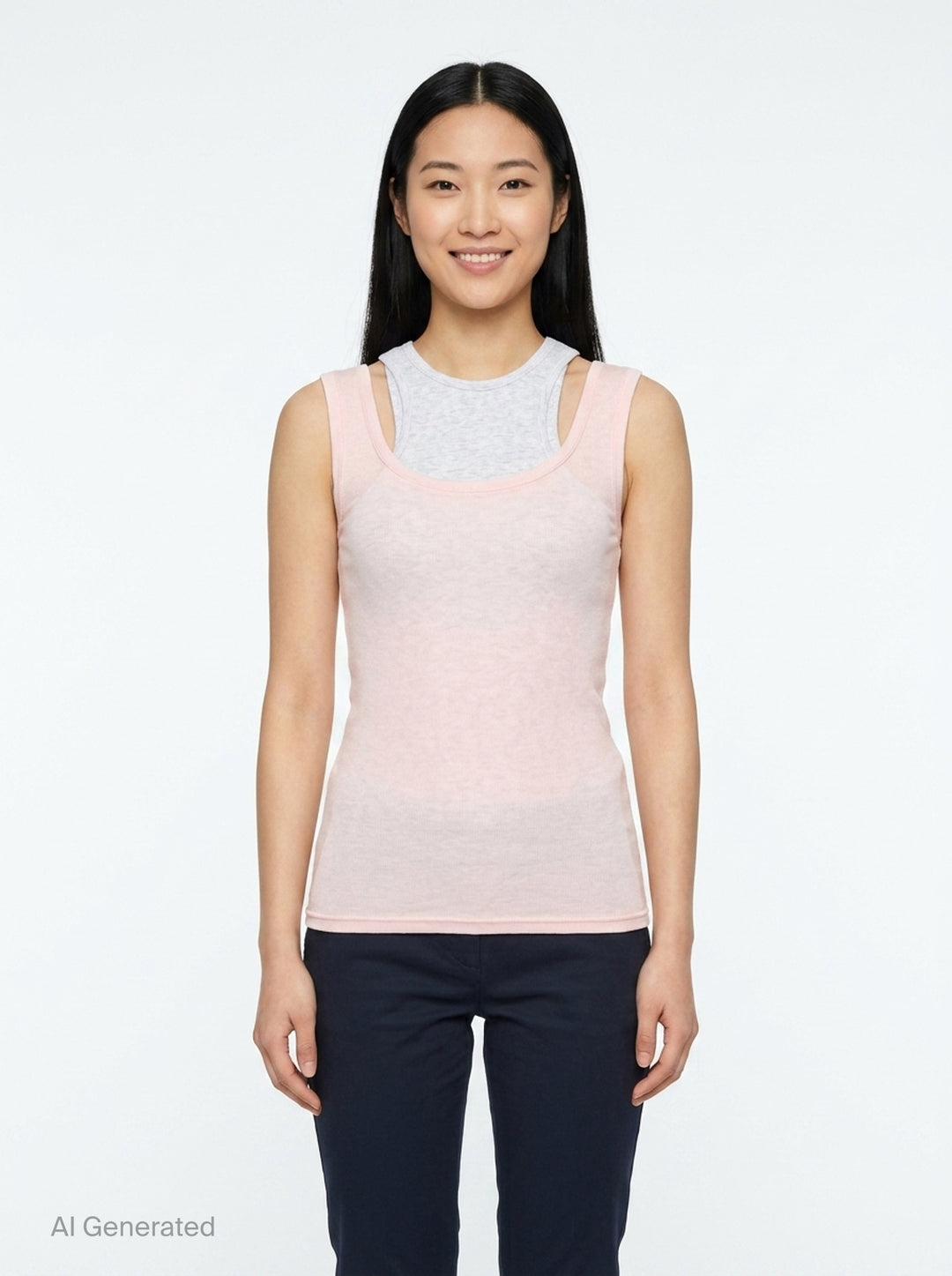 Soft Layered Scoop Top | Glowny | Club21 - front