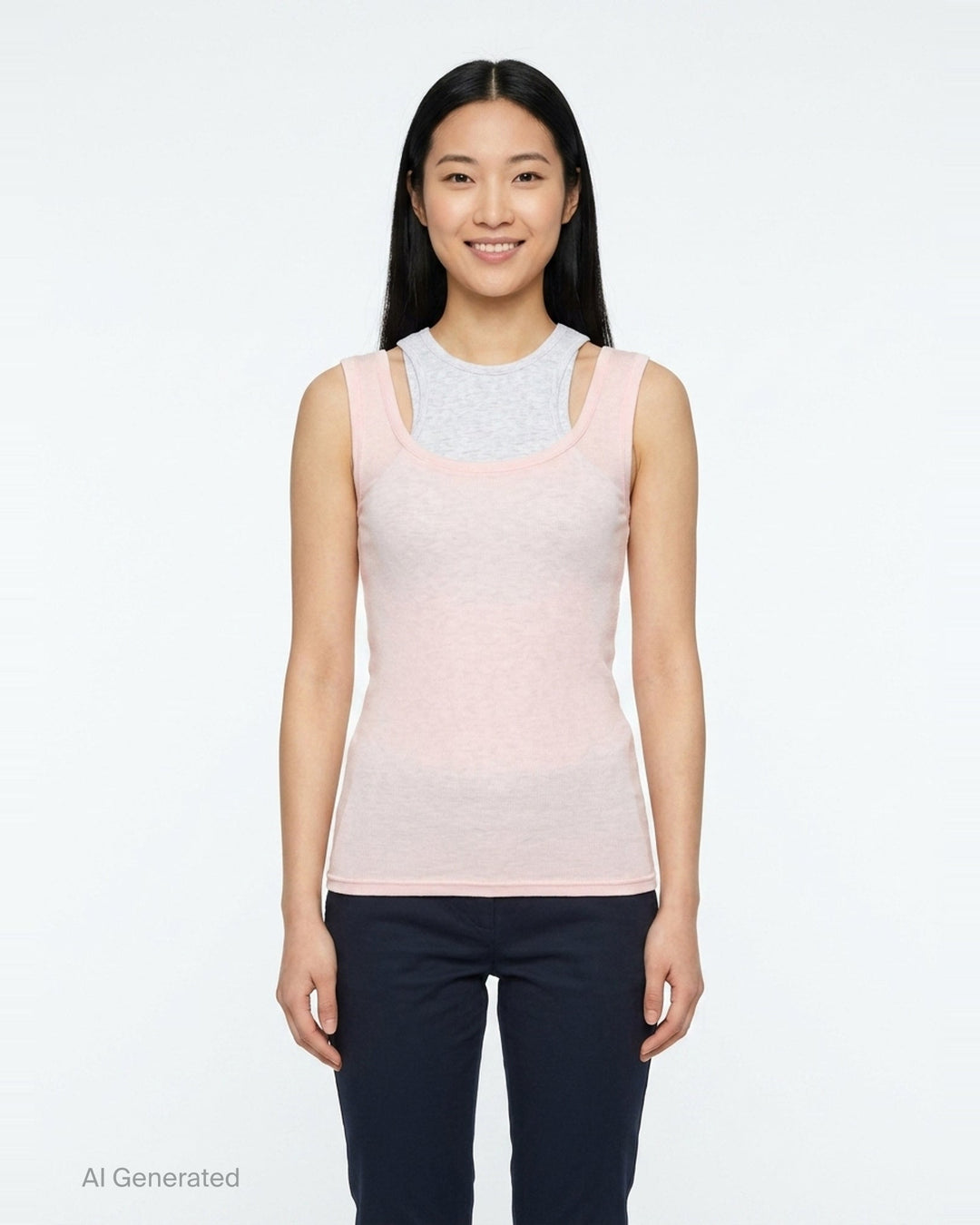 Soft Layered Scoop Top | Glowny | Club21 - front