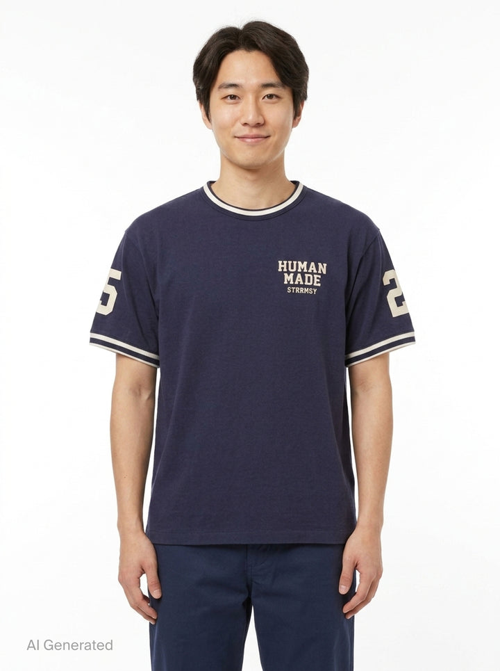 Athletic Short Sleeve Tee | Human Made | Club21 - front