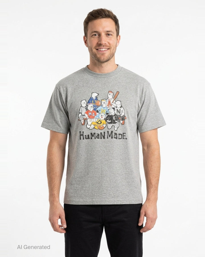 Baseball Graphic T-Shirt | Human Made | Club21 - front
