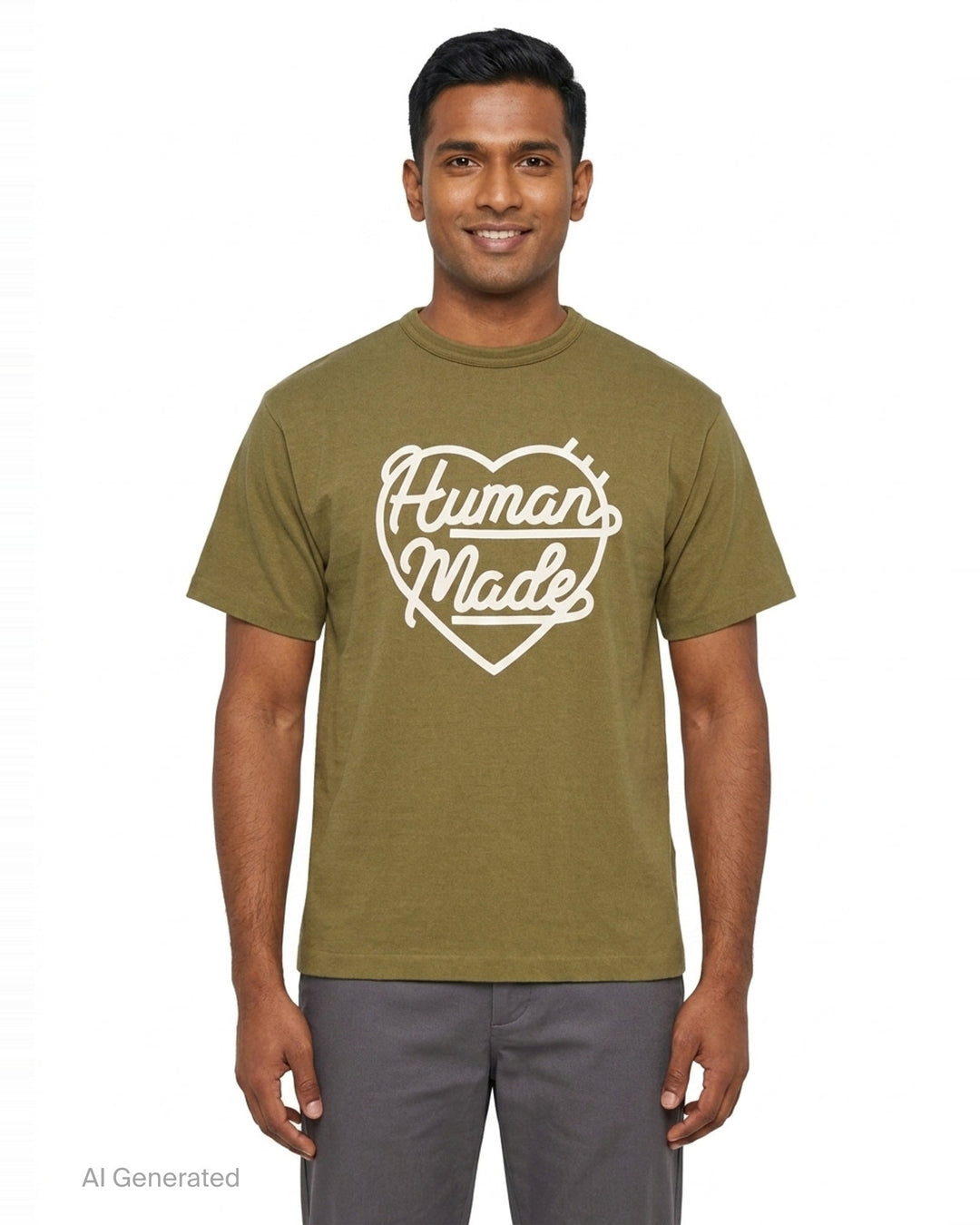 Color Heart Logo Tee | Human Made | Club21 - front