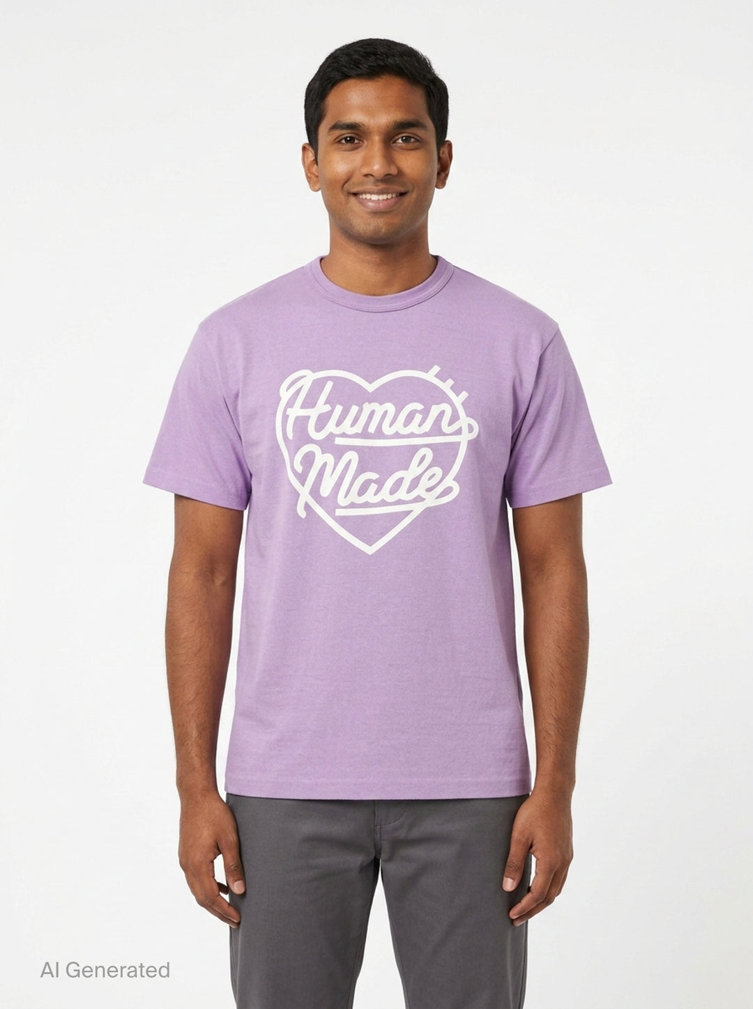 Color Heart Logo Tee | Human Made | Club21 - front