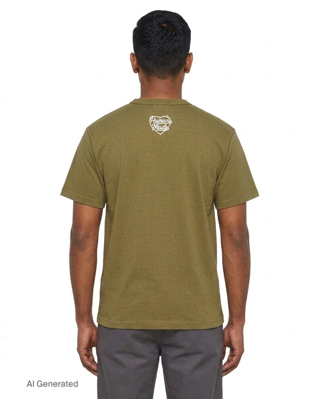 Color Heart Logo Tee | Human Made | Club21 - back