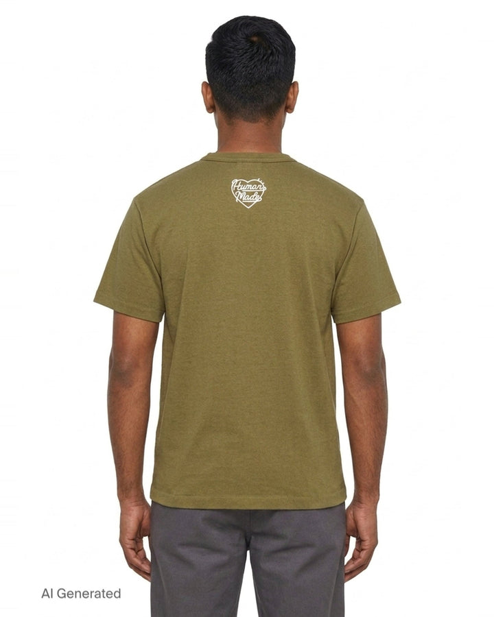 Color Heart Logo Tee | Human Made | Club21 - back