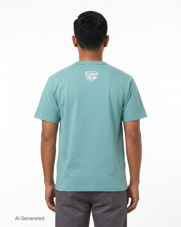 Color Heart Logo Tee | Human Made | Club21 - back
